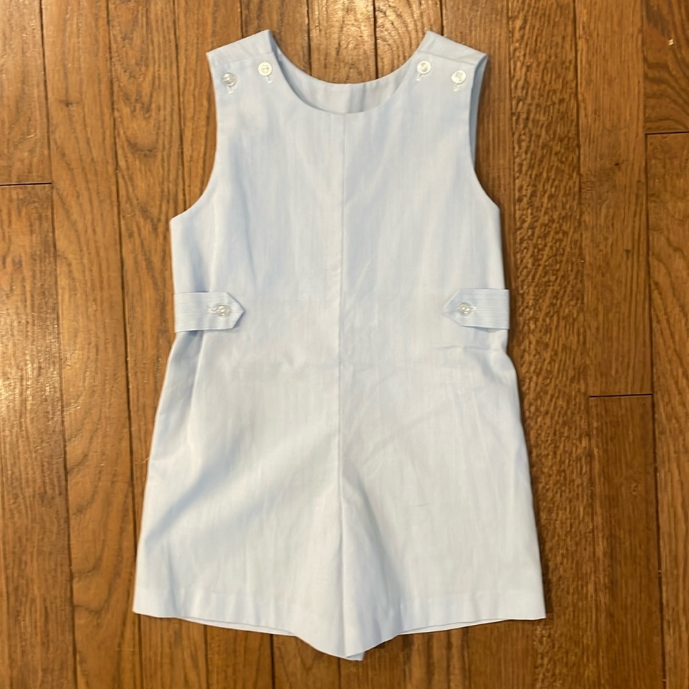 New Handmade pinstripe romper